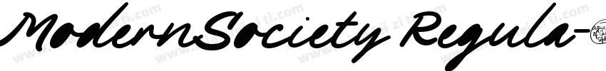 ModernSociety Regula字体转换